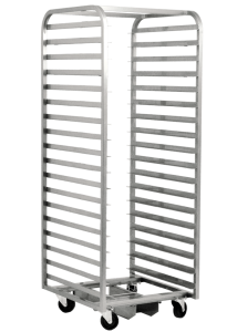 rozsdamentes sütőkocsi